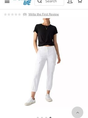 Sanctuary White Cargo Pants